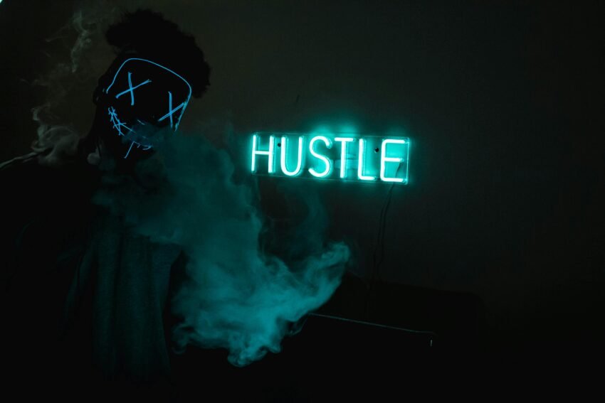 Hustle Led Signage