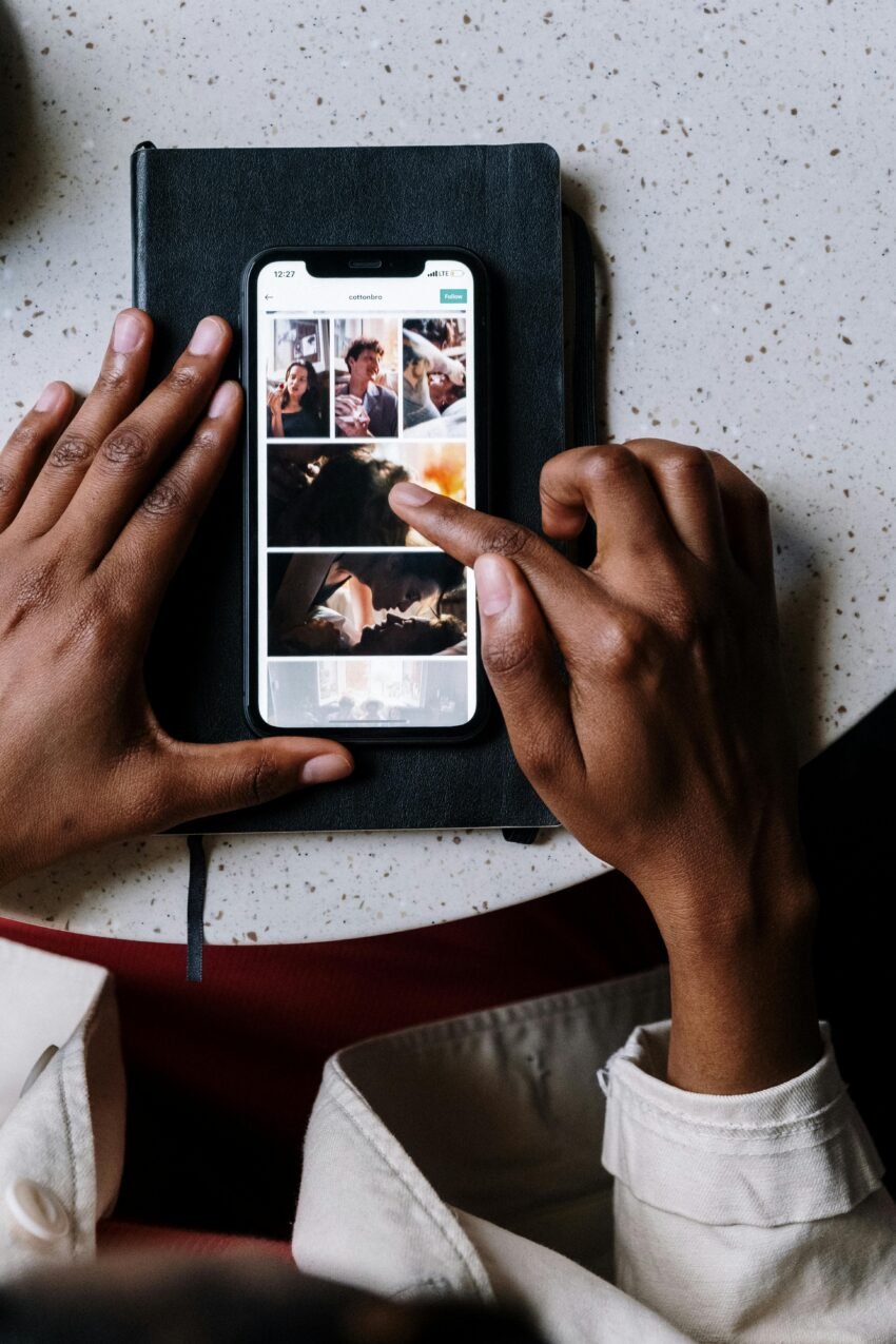 Person Holding Silver Iphone 6